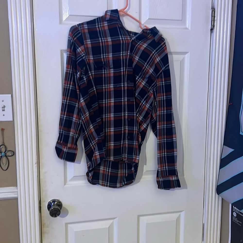 Plaid button up